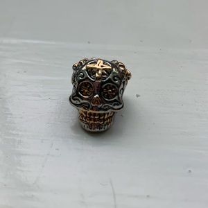 Sugar skull charm (NOT PANDORA)